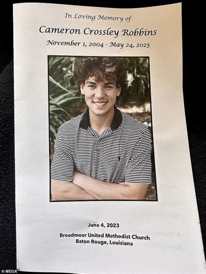 Cameron Robbins Cause Of Death: Unraveling The Mystery