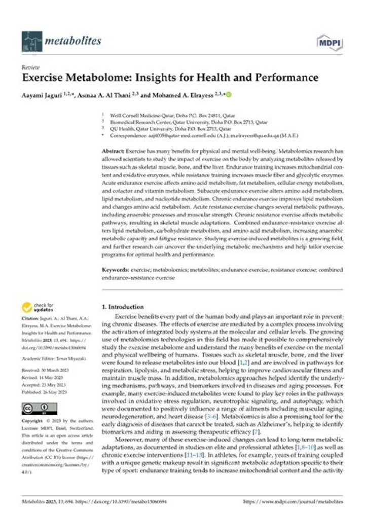 Insights For Health And Performance